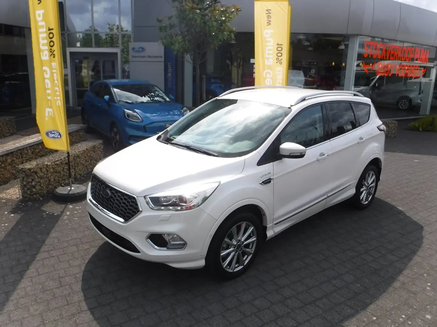 Ford Kuga EcoBoost Vignale Weiß - 2