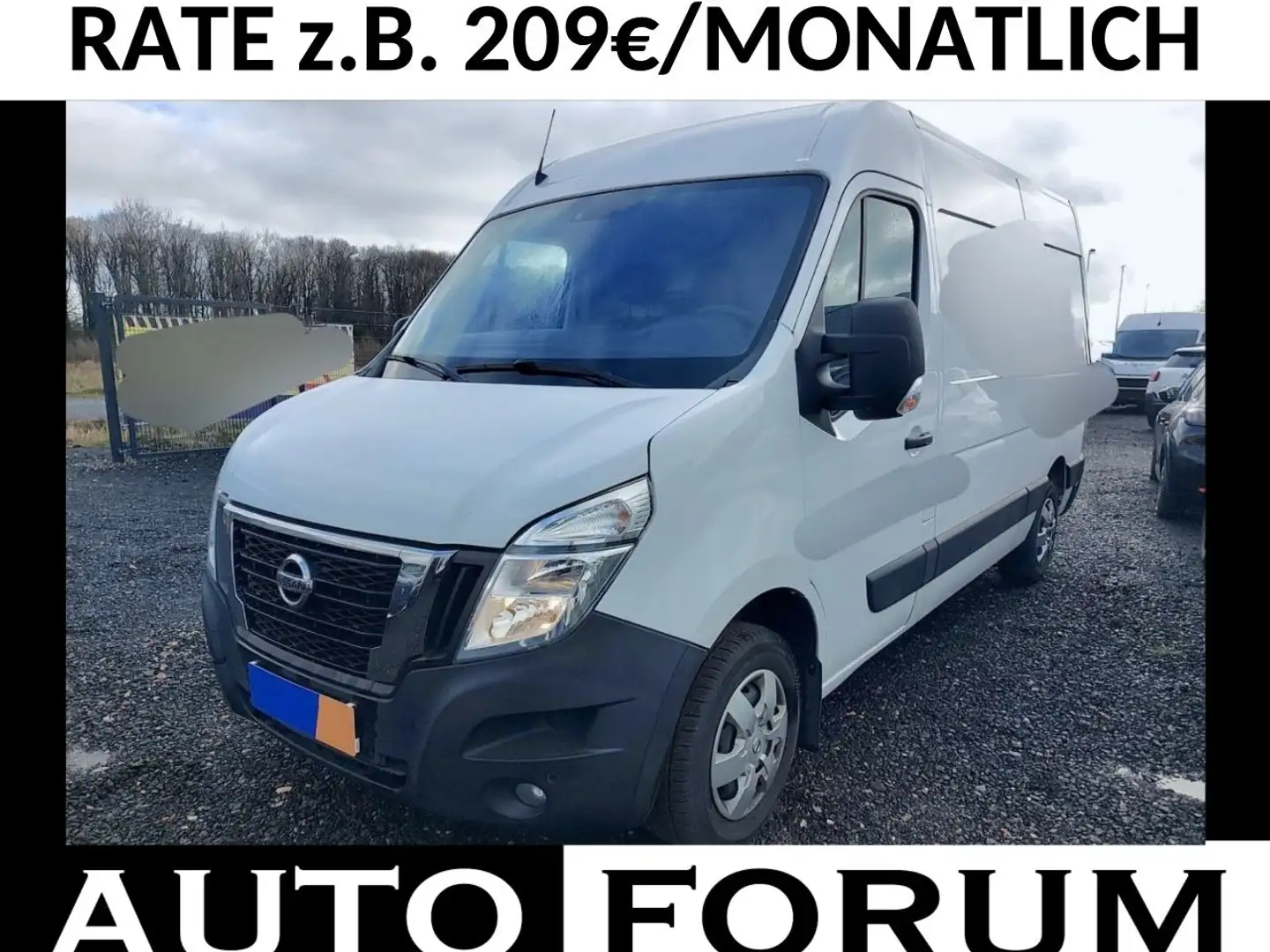 Nissan NV400 2.3 D L2H2 3,5t AHK KLIMA NAVI CAM PDC DAB Weiß - 1