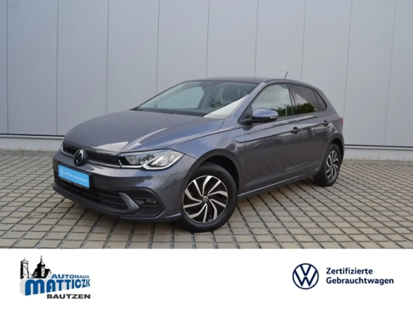Volkswagen Polo 1.0 TSI 95 PS Life LED/IQ.DRIVE-PAKET/ACC/APP-CON Grau - 1