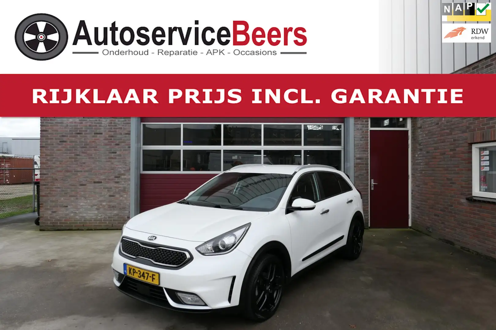 Kia Niro 1.6 GDi Hybrid ExecutiveLine, Camera, Trekhaak, St Blanc - 1