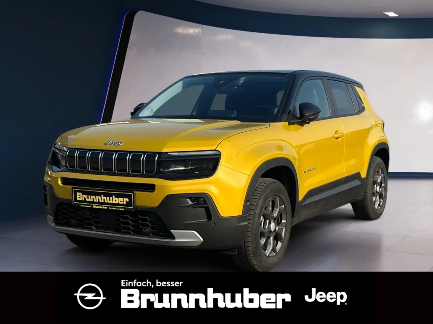 Jeep Avenger Summit Mild-Hybrid 1.2 EU6e Navi JBL LED El. Heckk Gelb - 1