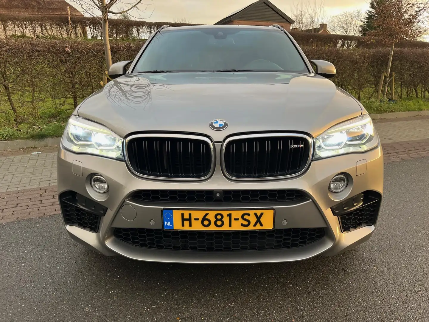 BMW X5 M Panodak, 576 pk ! , Leer, Navi, dealer ondh Gri - 2