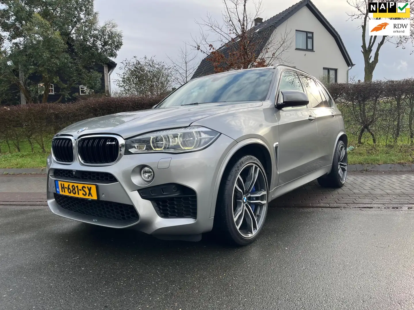 BMW X5 M Panodak, 576 pk ! , Leer, Navi, dealer ondh Gri - 1