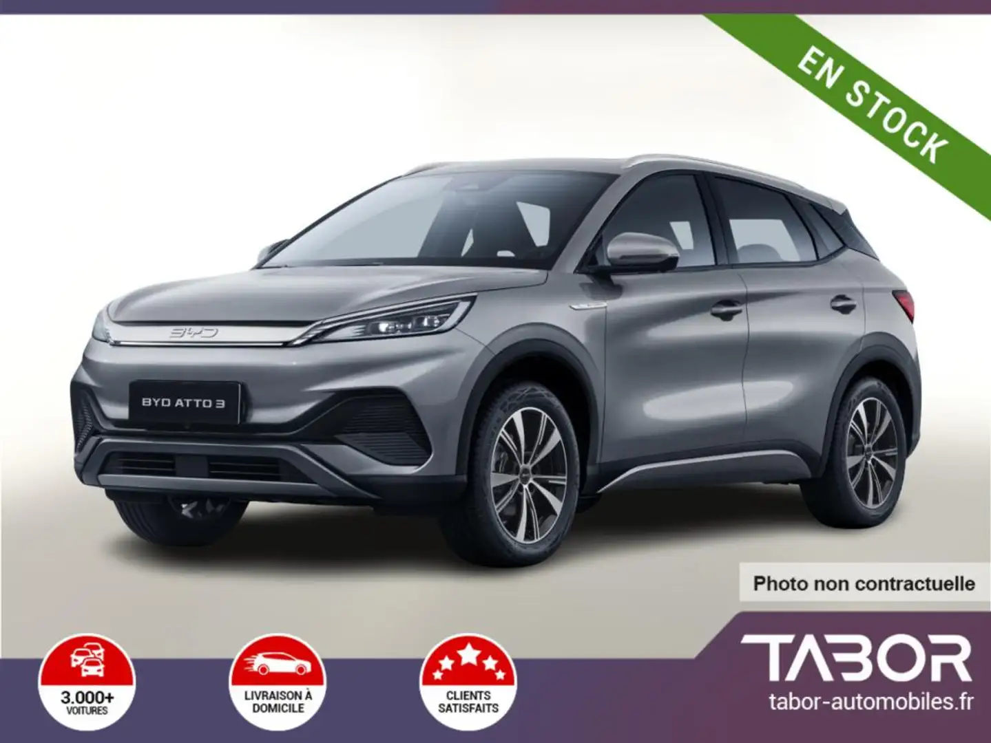 BYD Atto 3 Design Pano GPS 360cam ACC keyl Gris - 1