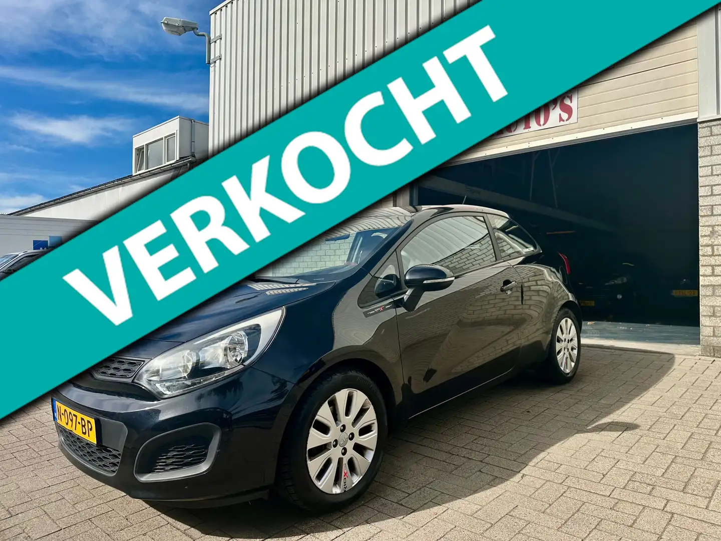 Kia Rio 1.2 CVVT Comfort Pack | Airco | APK Zwart - 1