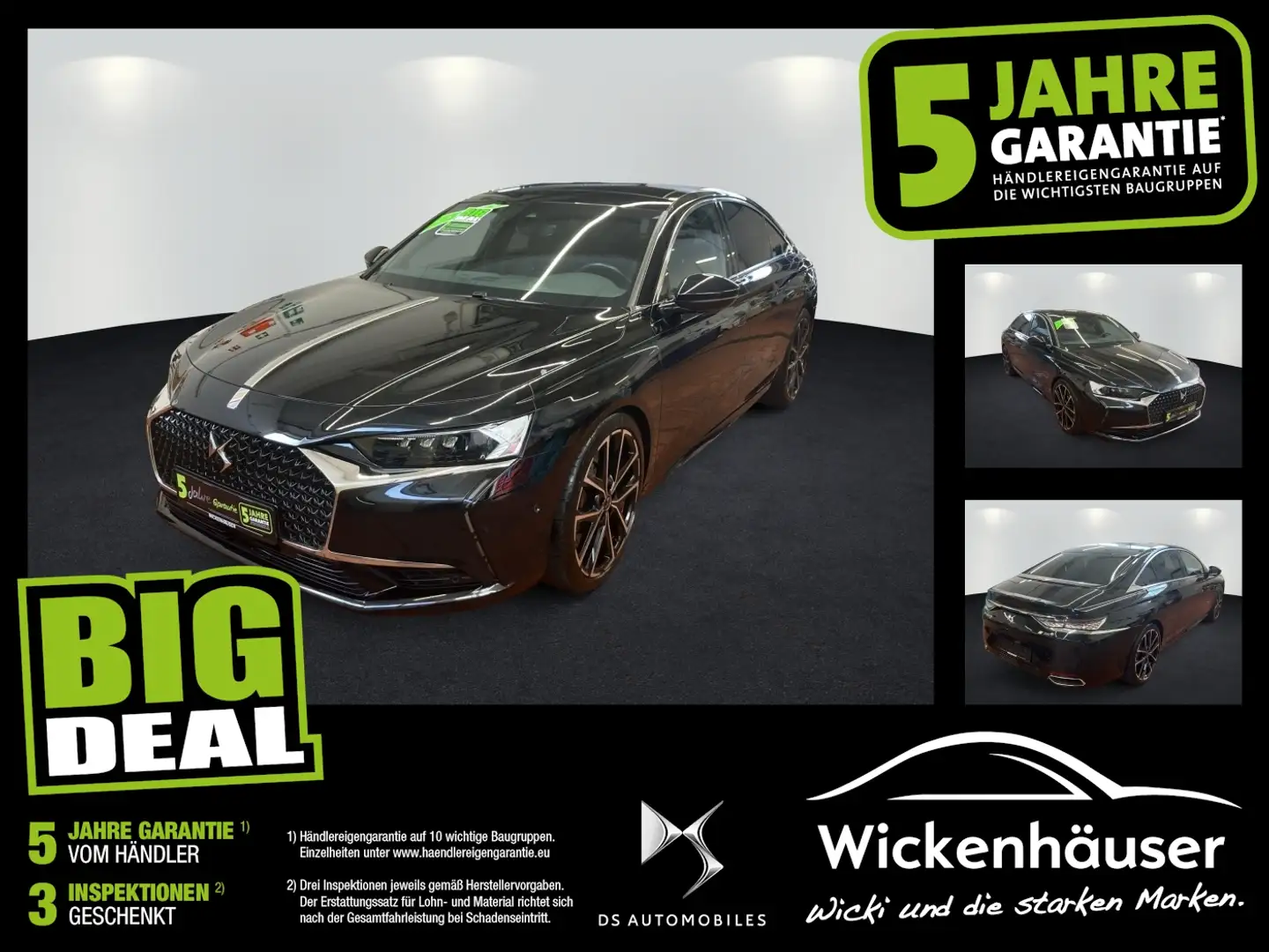 DS Automobiles DS 9 DS9 360 Hybrid e-Rivoli Night Sitzklima Focal Schwarz - 1