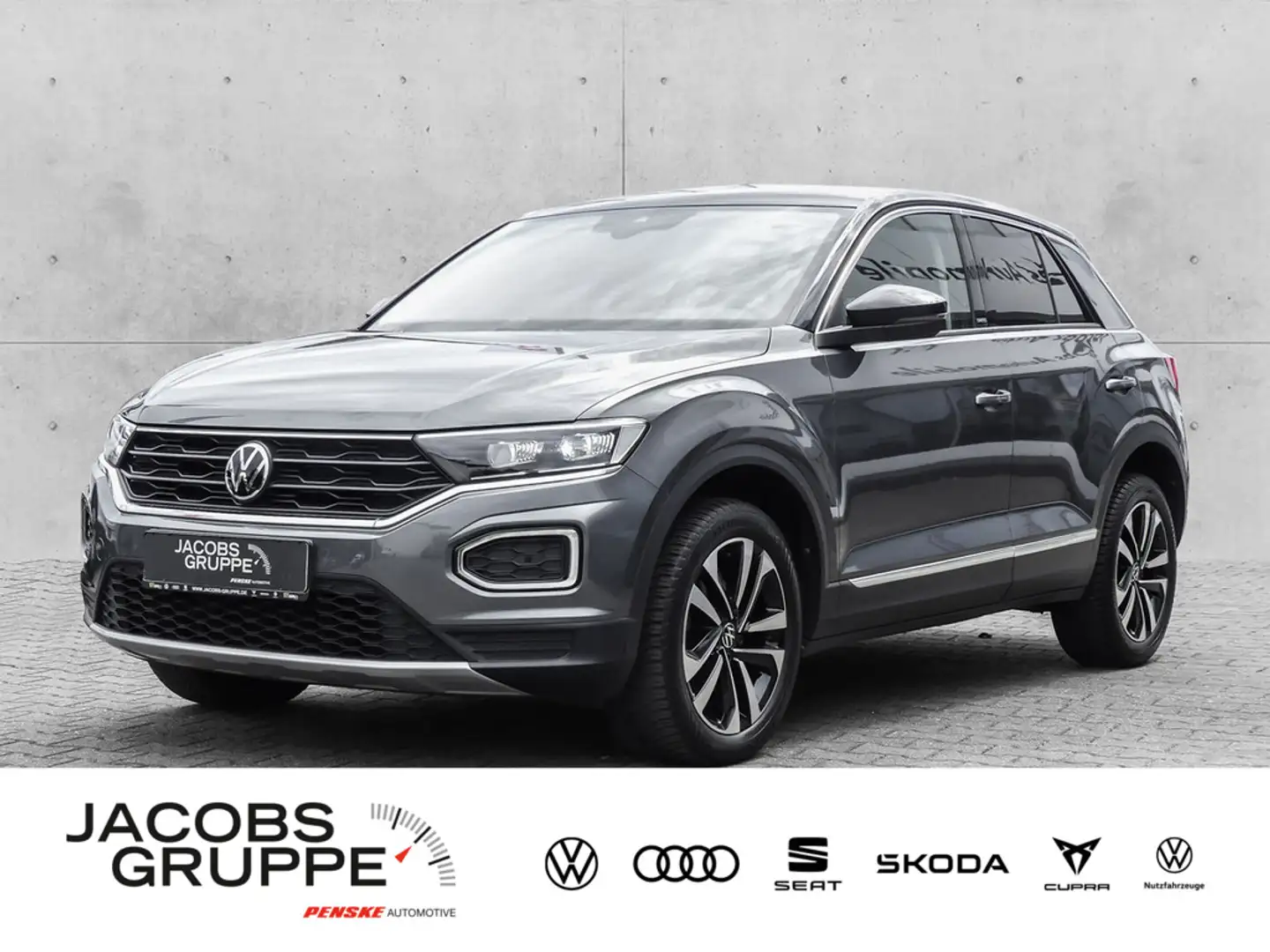 Volkswagen T-Roc 1.5 TSI Sitzh./Navi/LED/Kamera/AHK United Grijs - 1