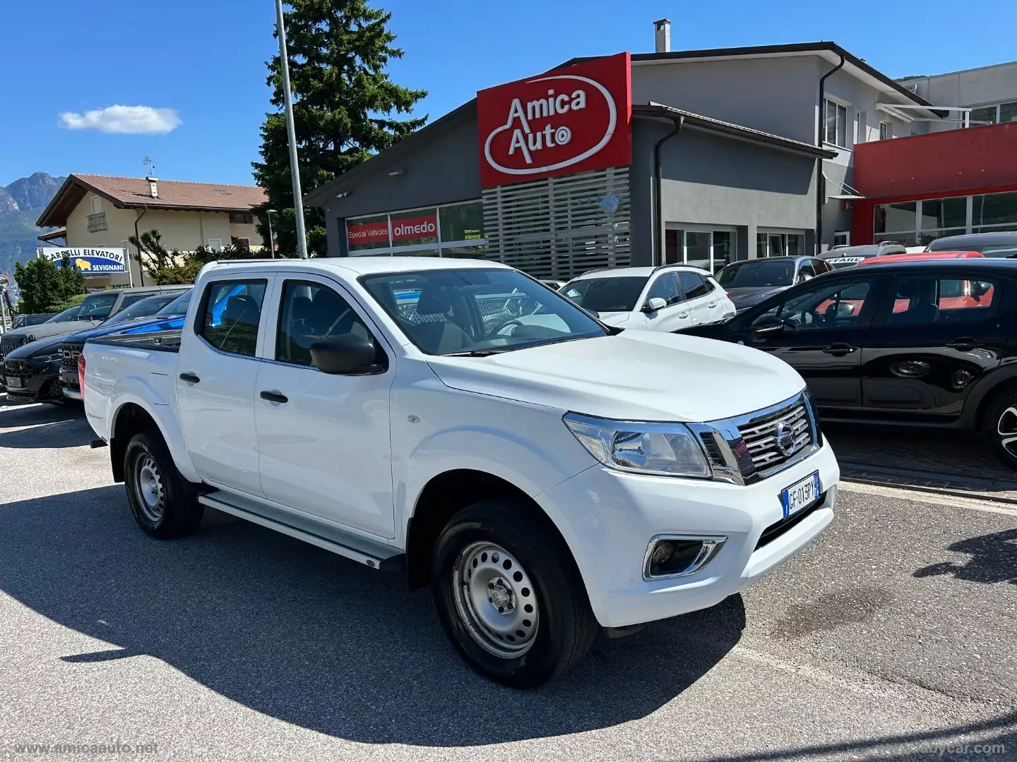 Nissan Navara 2.3 dCi 4WD DC Telaio Visia Wit - 2
