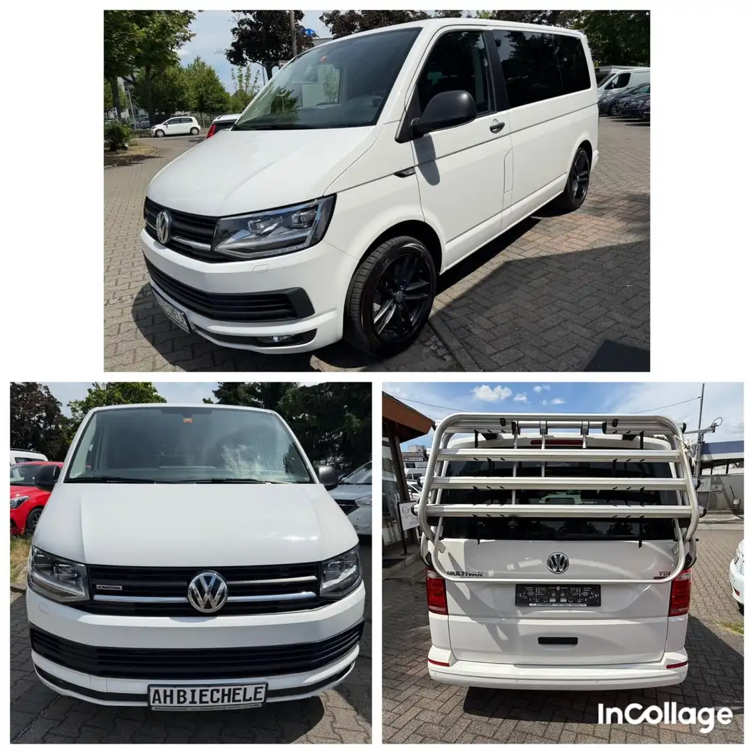 Volkswagen T6 Transporter T6  Bus Multivan Trendline 4Motion LED Autom Weiß - 1