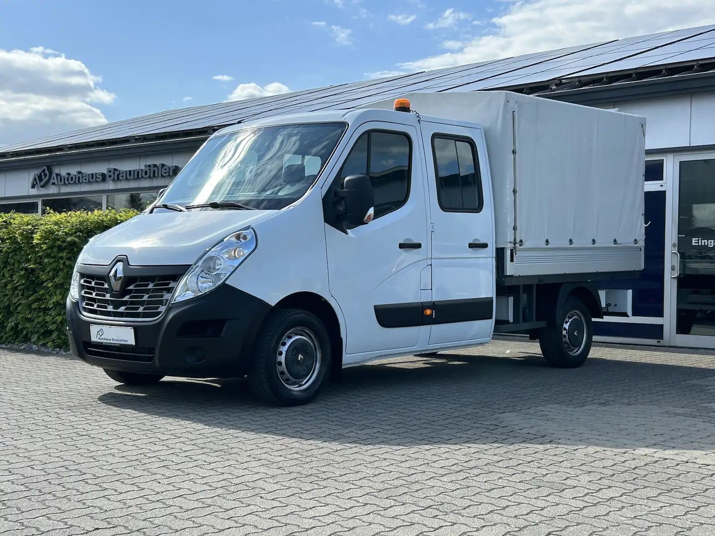 Renault Master DoKa Pritsche L2H1 3,5t*Klima*AHK*7-Sitzer* Weiß - 2