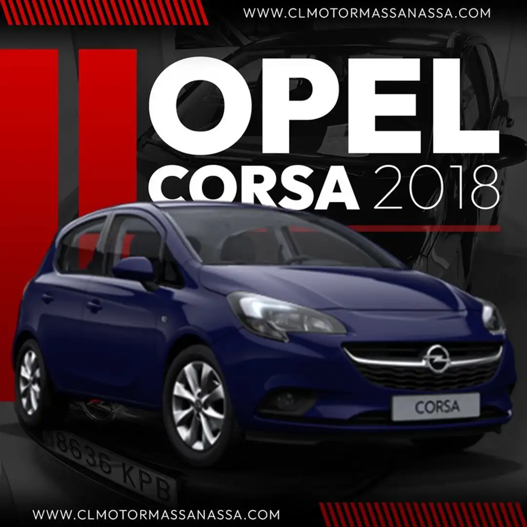 Opel Corsa 1.4 Business 90 Azul - 1