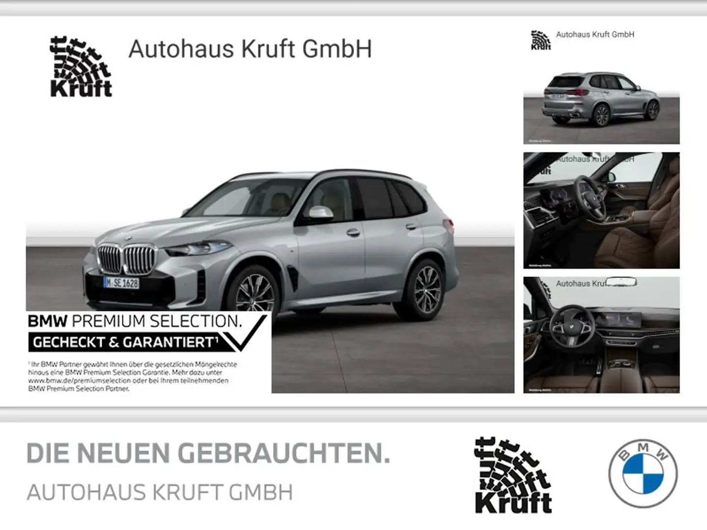 BMW X5 xDrive30d M SPORT+AHK+HUD+KAMERA+ESITZE Grijs - 1