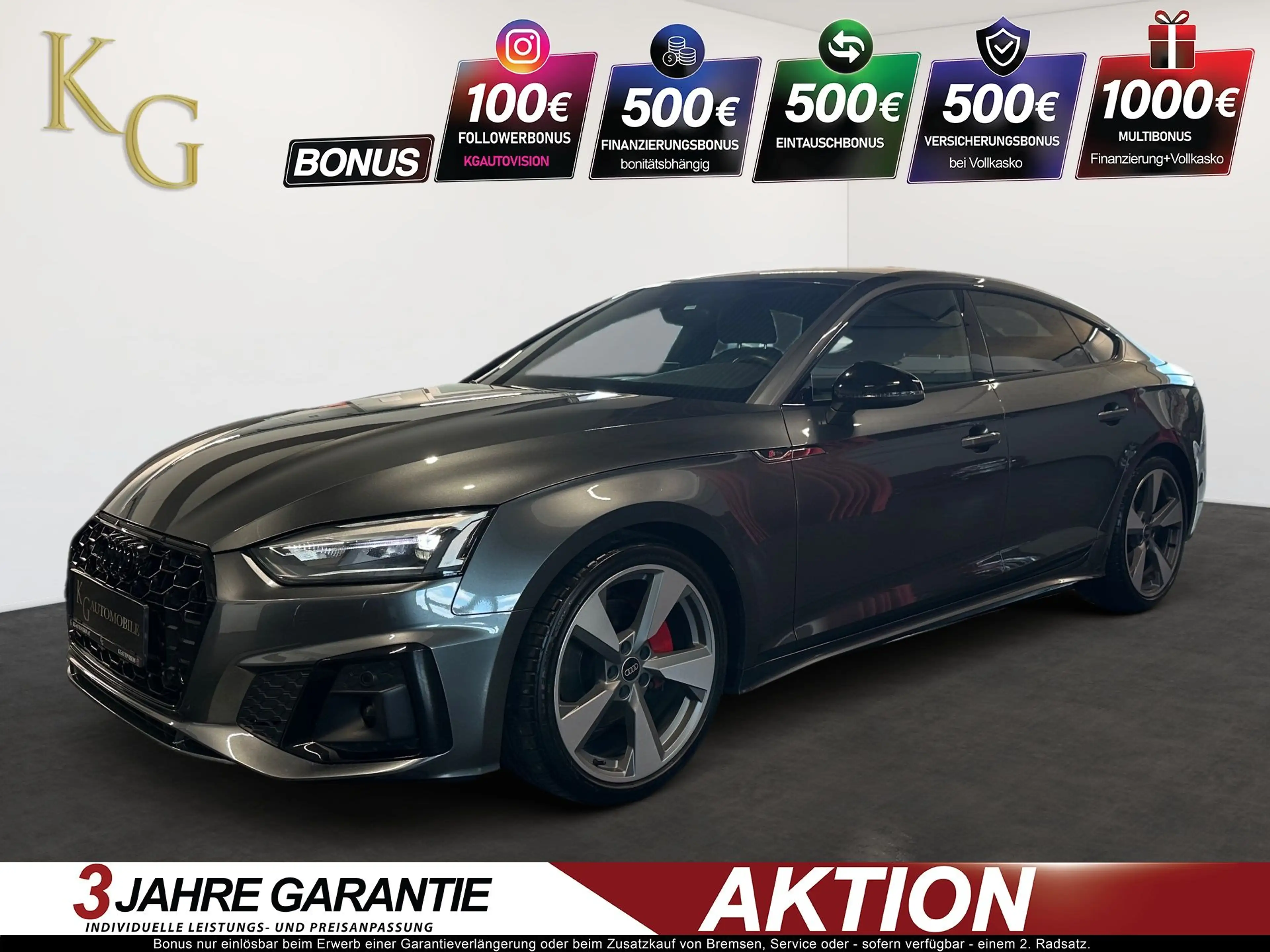 Audi A5 SB 40 TDI quattro 3x S-line ab ca. 327€ monatlich