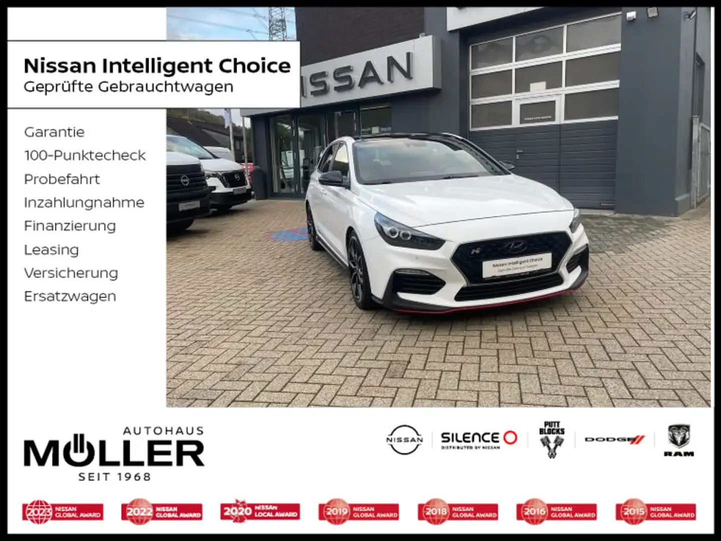 Hyundai i30 2.0 T-GDI N Performance PGD Navi LED 1. Hand Blanc - 1