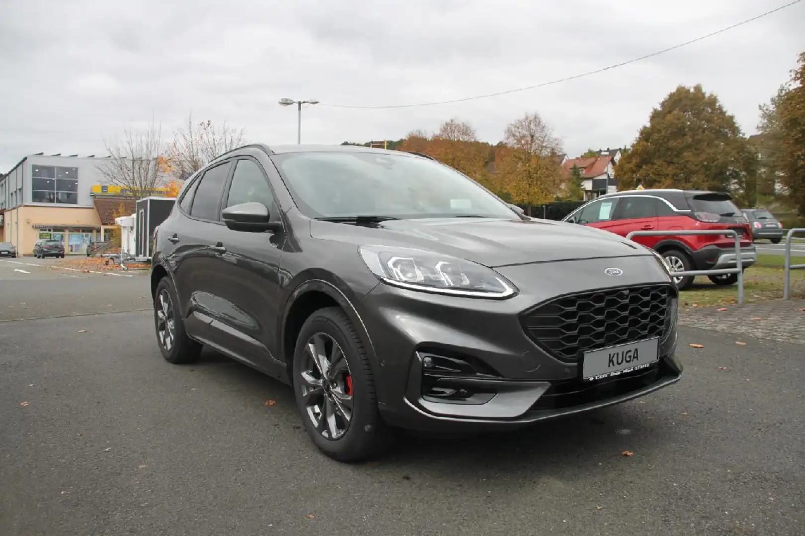 Ford Kuga Plug-In Hybrid ST-Line X+SHZ+LHZ+LMF+RFK+NAVI+AHK+ Gris - 2