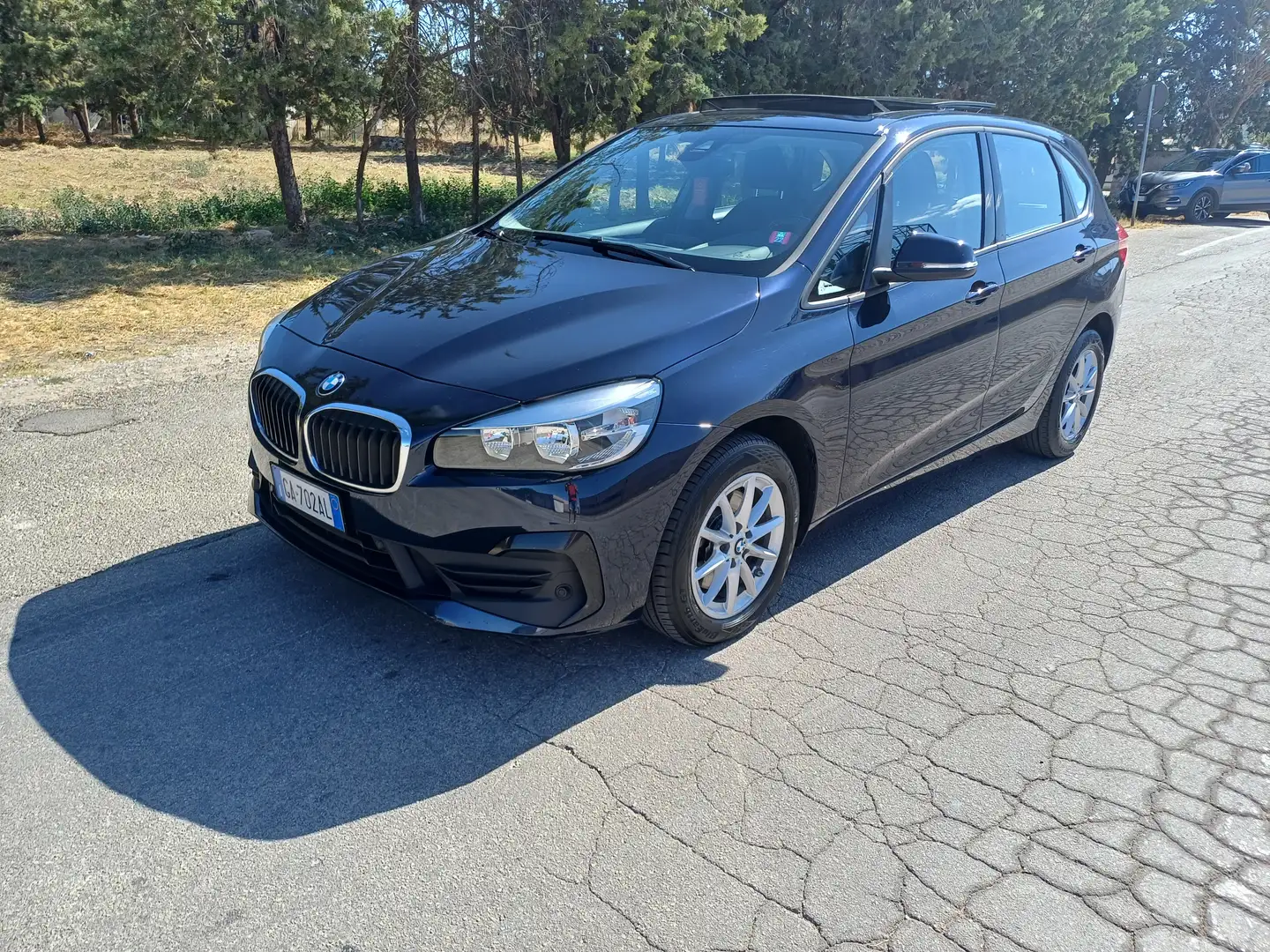 BMW 218 Serie 2 218d SPORT TETTO PANORAMICO CERTIFICATA Blu/Azzurro - 1