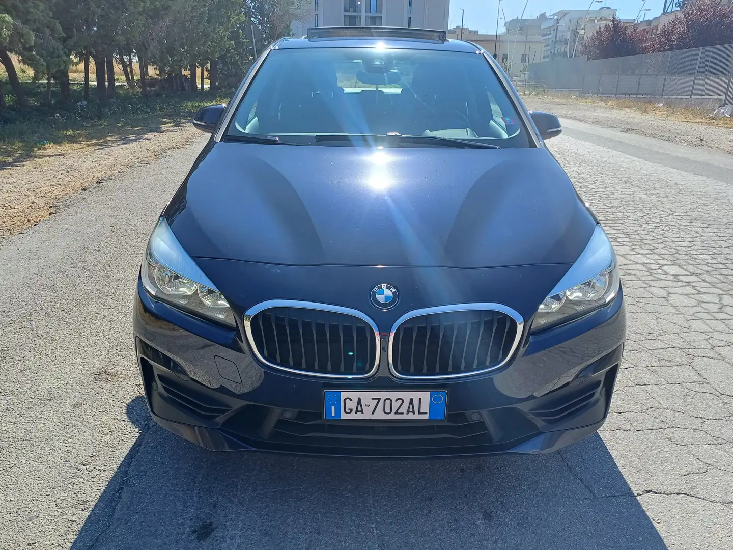 BMW 218 Serie 2 218d SPORT TETTO PANORAMICO CERTIFICATA Blu/Azzurro - 2