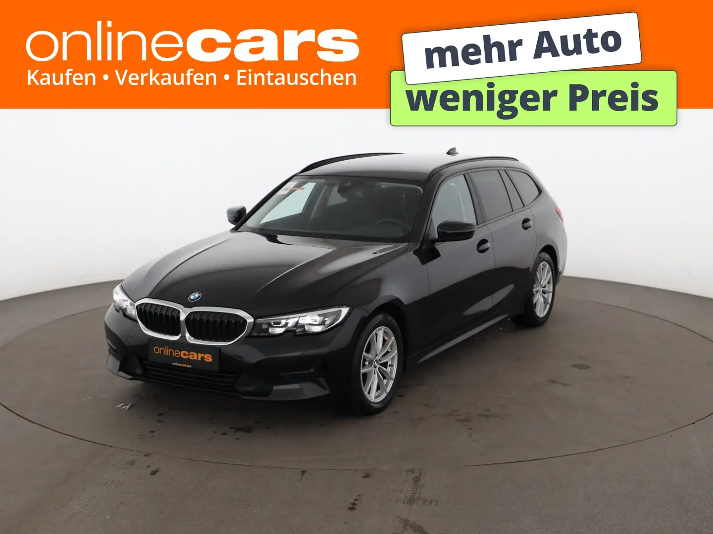 BMW 320 d Touring Advantage LED LEDER NAVI SITZHZG Schwarz - 1