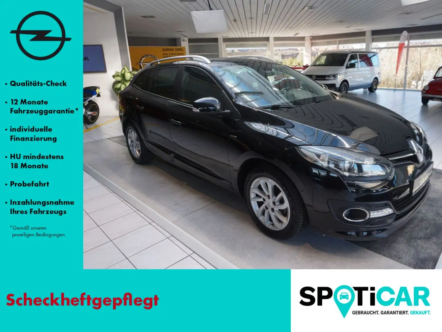 Renault Megane Grandtour Limited Energy NAVI, TEMPOMAT Schwarz - 1