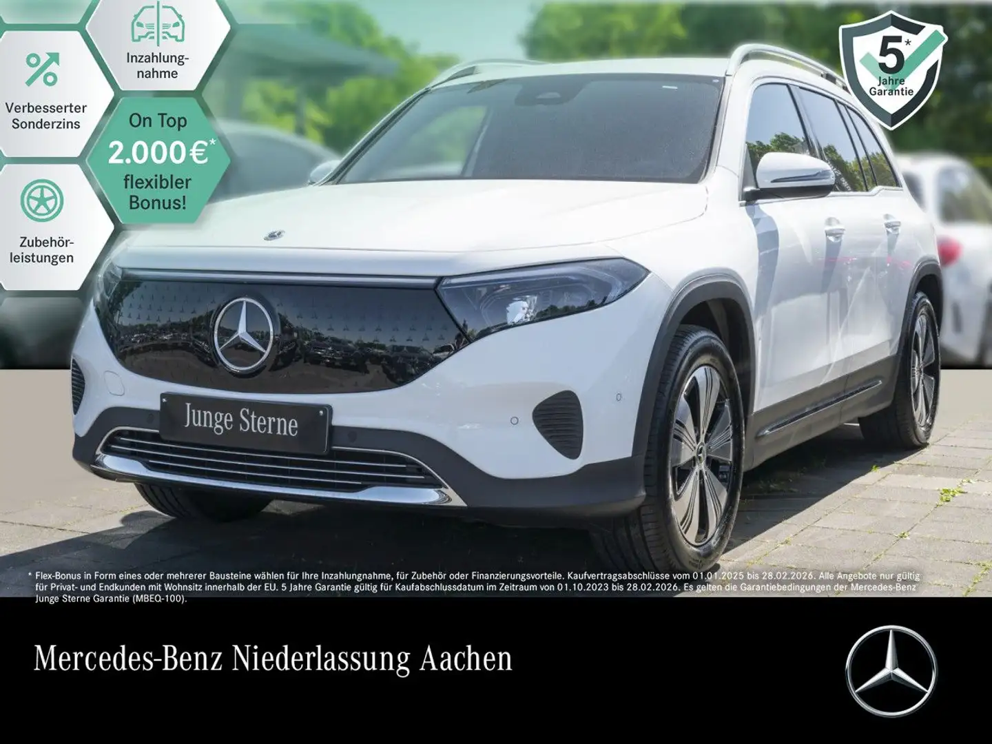 Mercedes-Benz EQB 300 4M PROG+ADVANCED+KAMERA+SPUR Blanco - 1