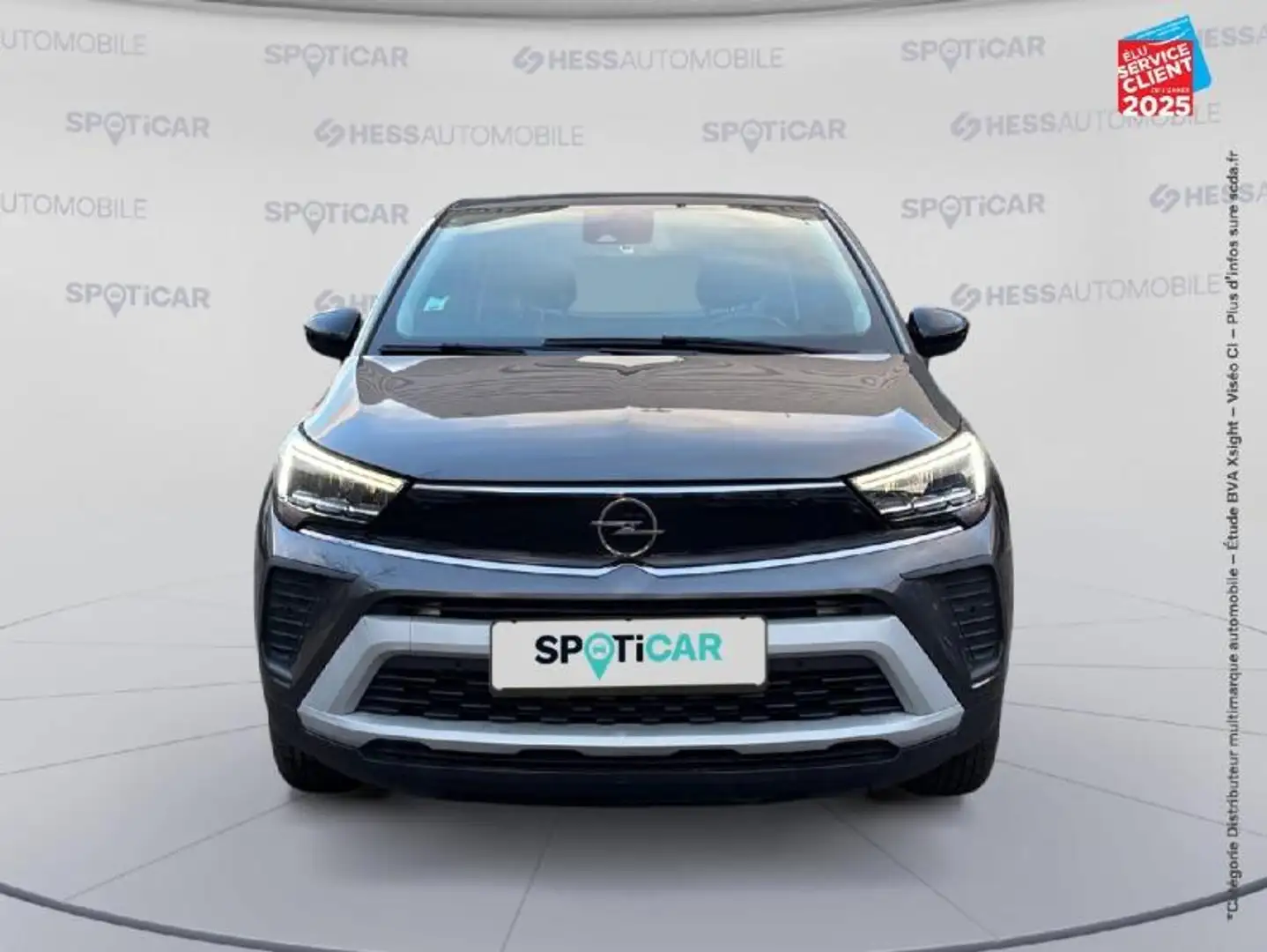 Opel Crossland 1.2 Turbo 110ch Elegance Camera Gris - 2