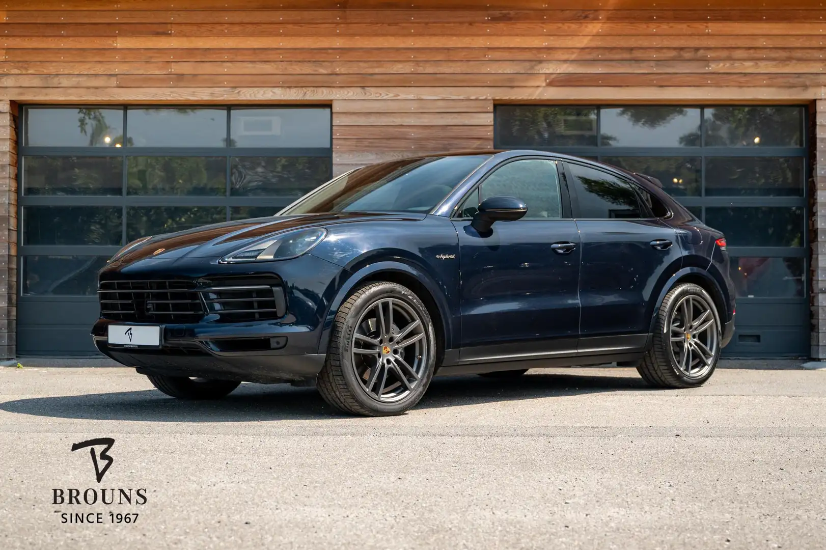 Porsche Cayenne Coupé 3.0 E-Hybrid Platinum Edition | Blauw-Beige- Blauw - 1