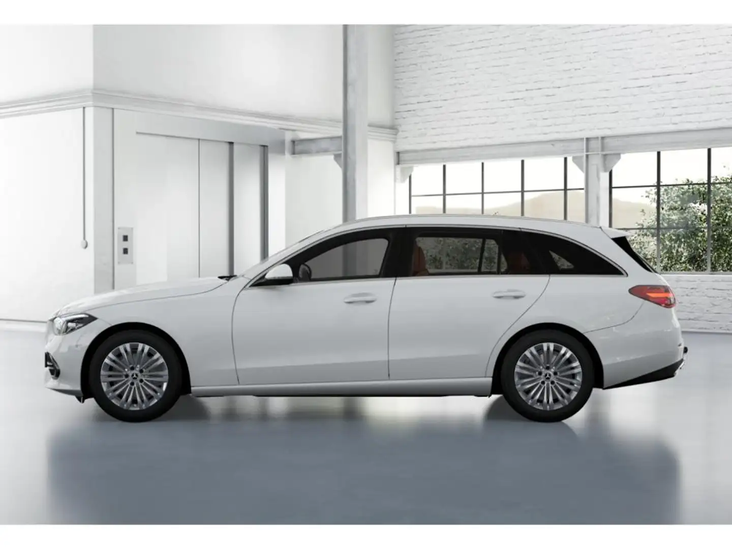 Mercedes-Benz C 200 d T-M AHK+TOTWINKEL+DISTRONIC+KAMERA+17" Weiß - 2