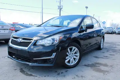 Black 2015 Subaru Impreza Sedan All-Wheel Drive Automatic