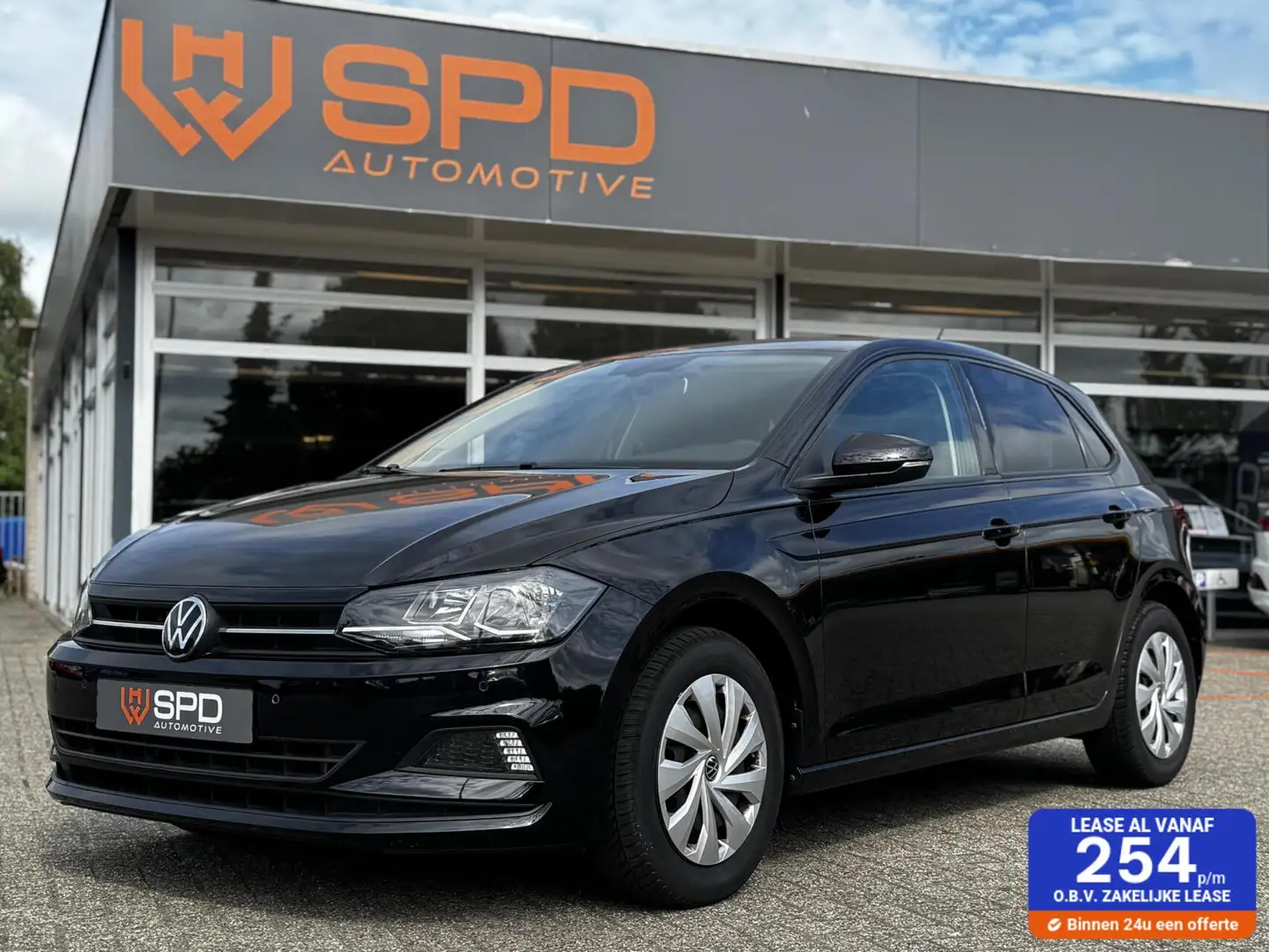 Volkswagen Polo 1.0 TSI Comfortline DSG|Virtual|CarPlay|LED| Negro - 1