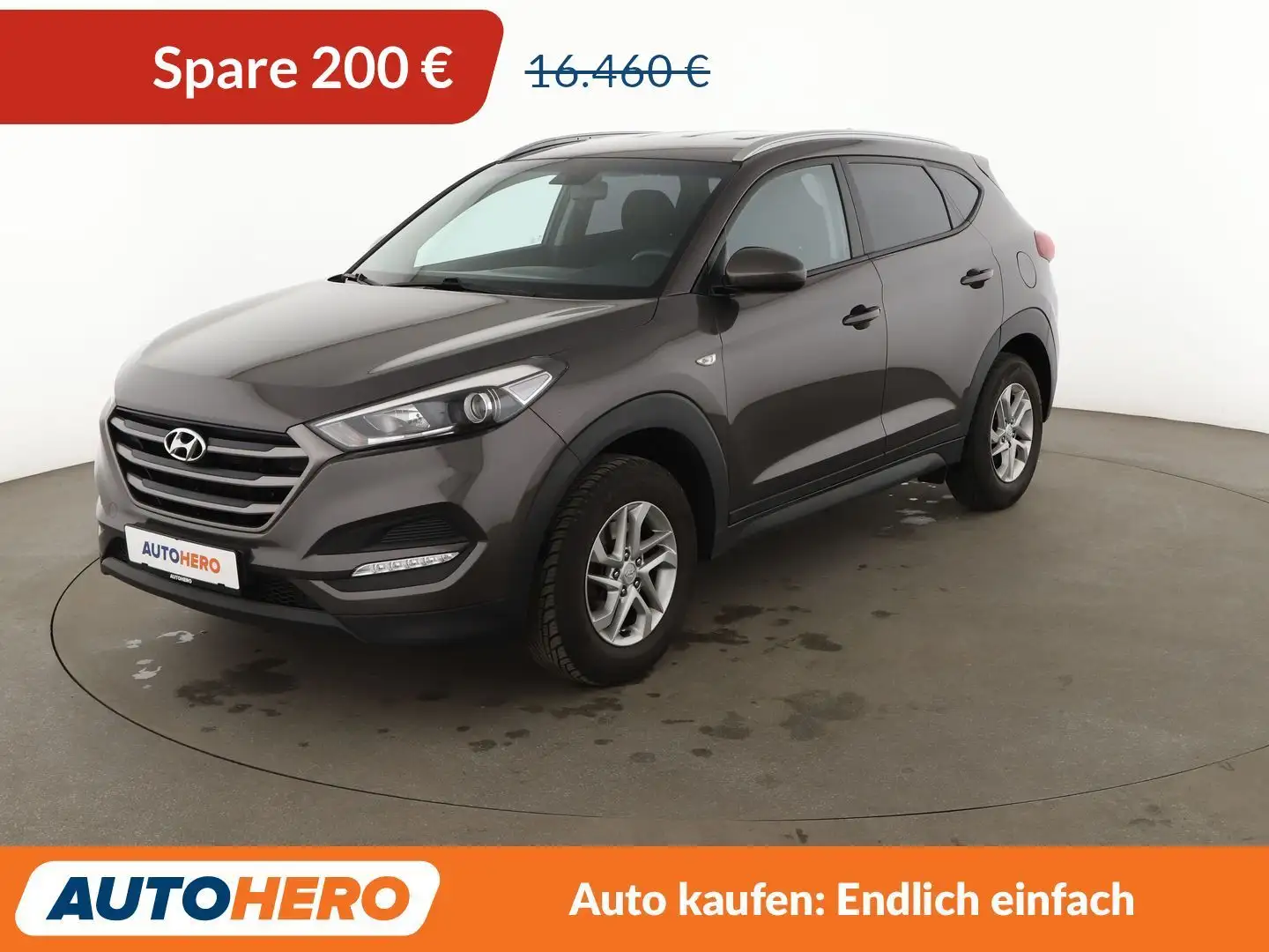 Hyundai TUCSON 1.6 Classic blue 2WD*NAVI*TEMPO*CAM*PDC*SHZ* Braun - 1
