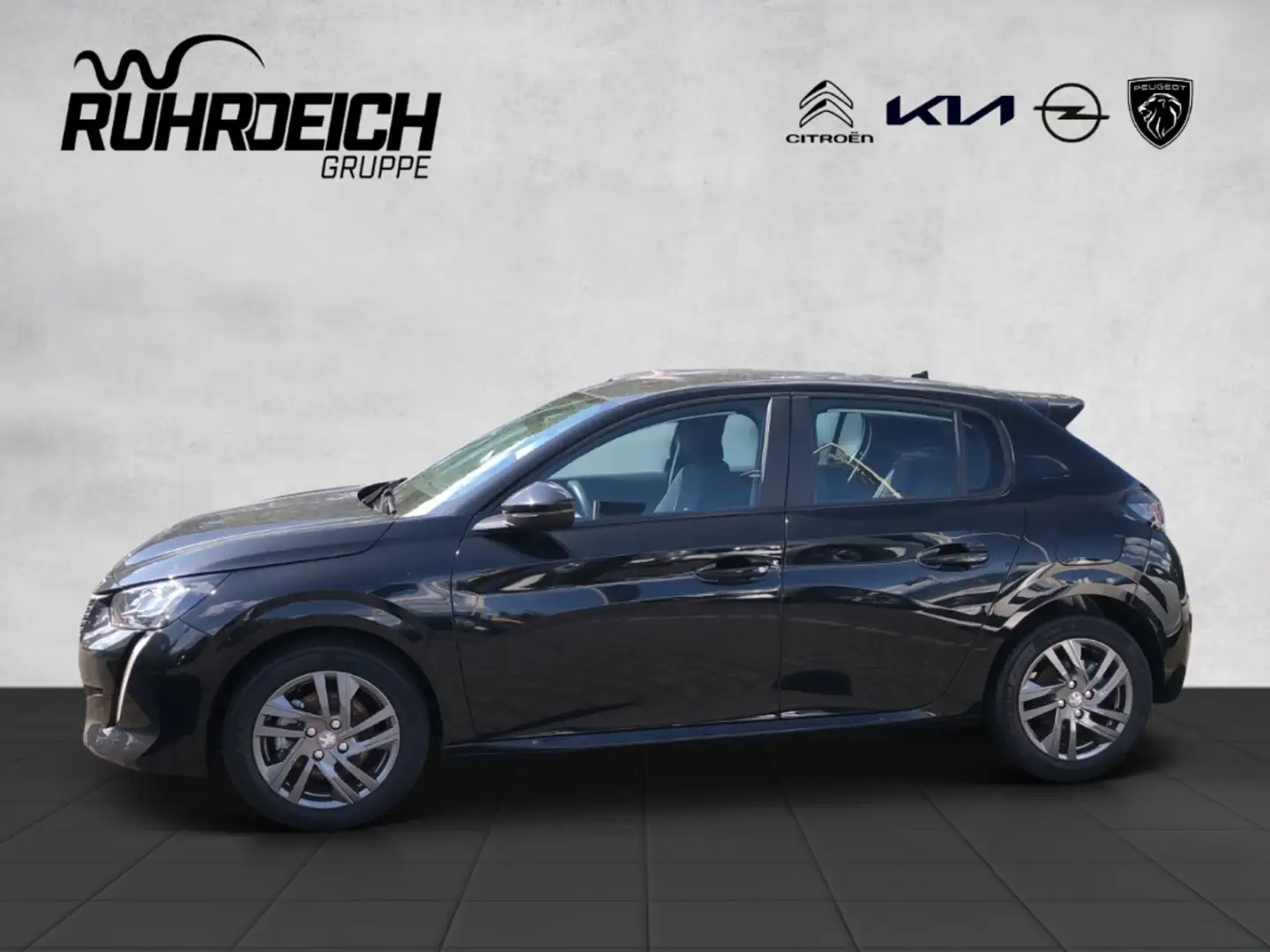 Peugeot 208 Active 1.2 PureTech 100 AT KLIMA PDC CARPLAY/Andr. Black - 2