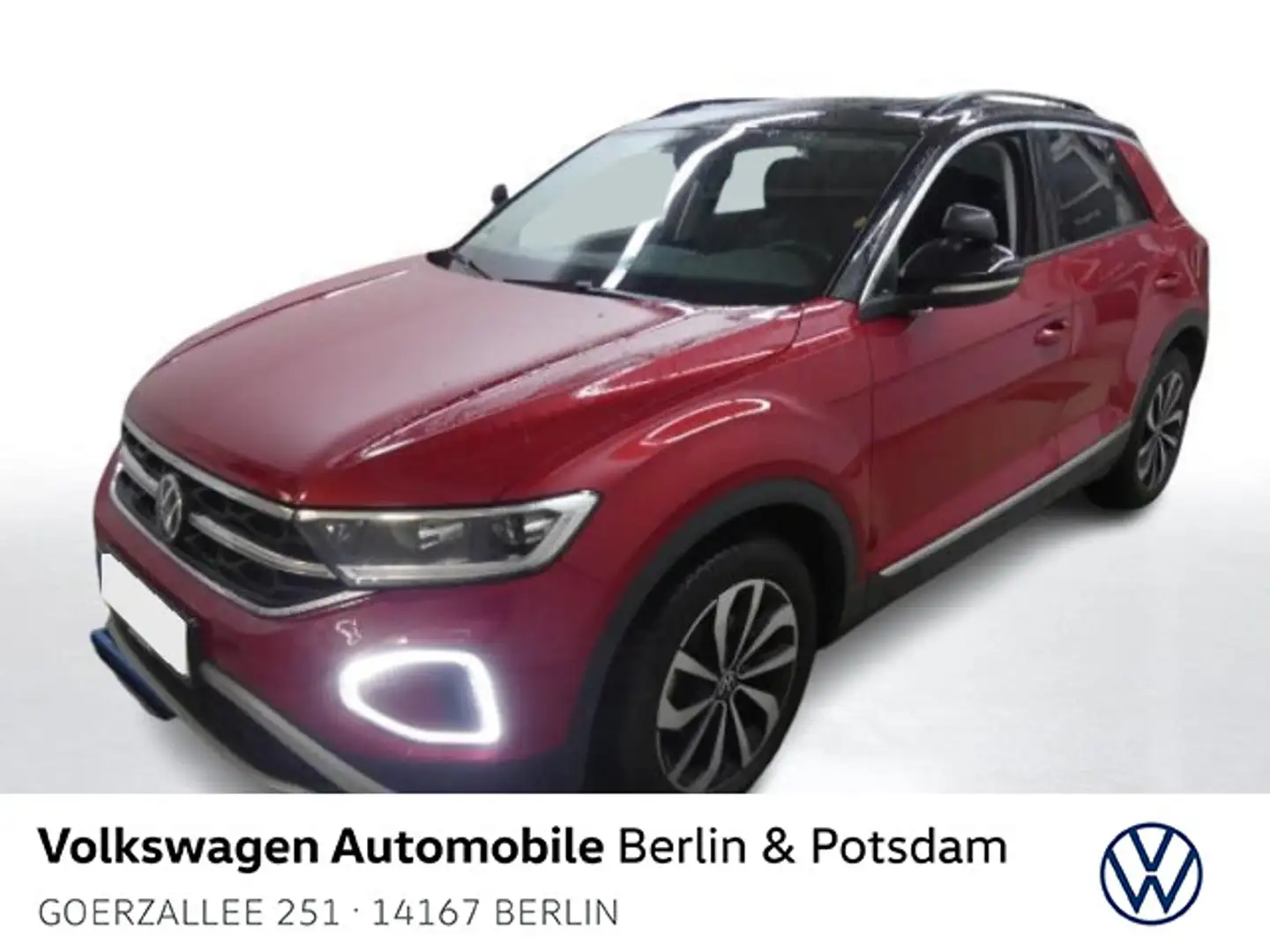 Volkswagen T-Roc 1.0 TSI Style Kamera Klima Telefon P-Dach Rot - 1