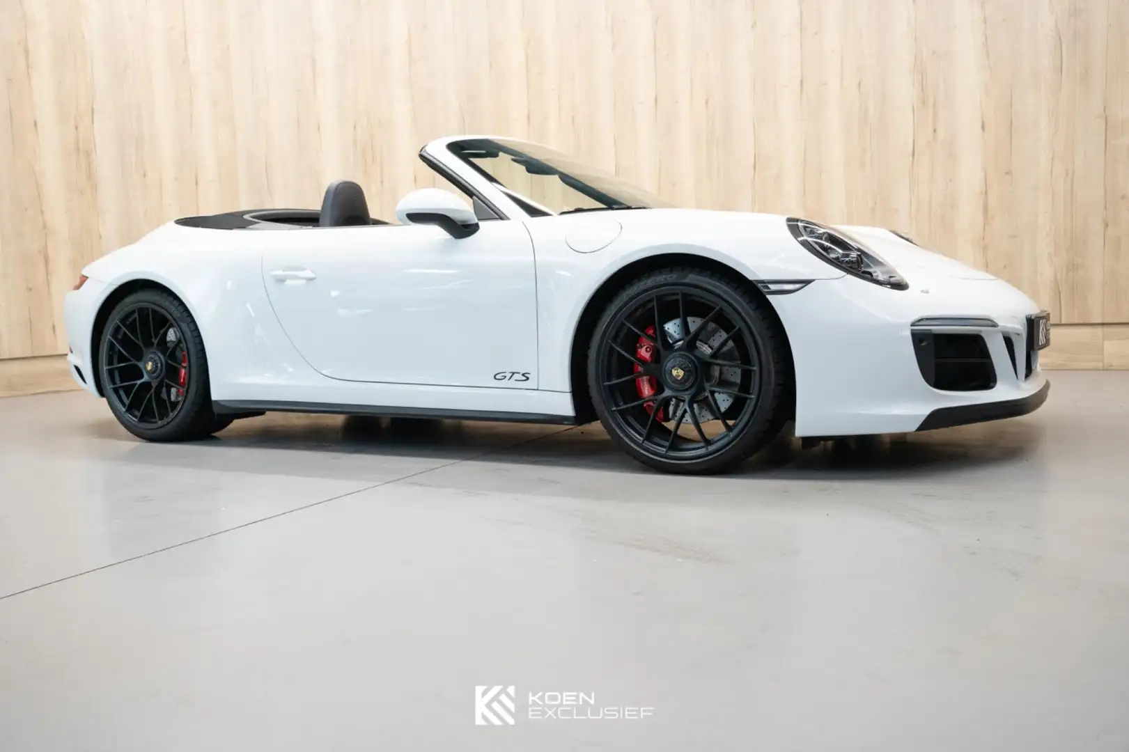 Porsche 991 Cabrio 991 3.0 Carrera GTS (2017,NL) Achterassturi Blanco - 2