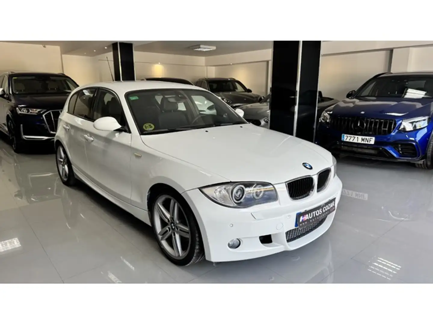 BMW 120 120d Blanc - 1