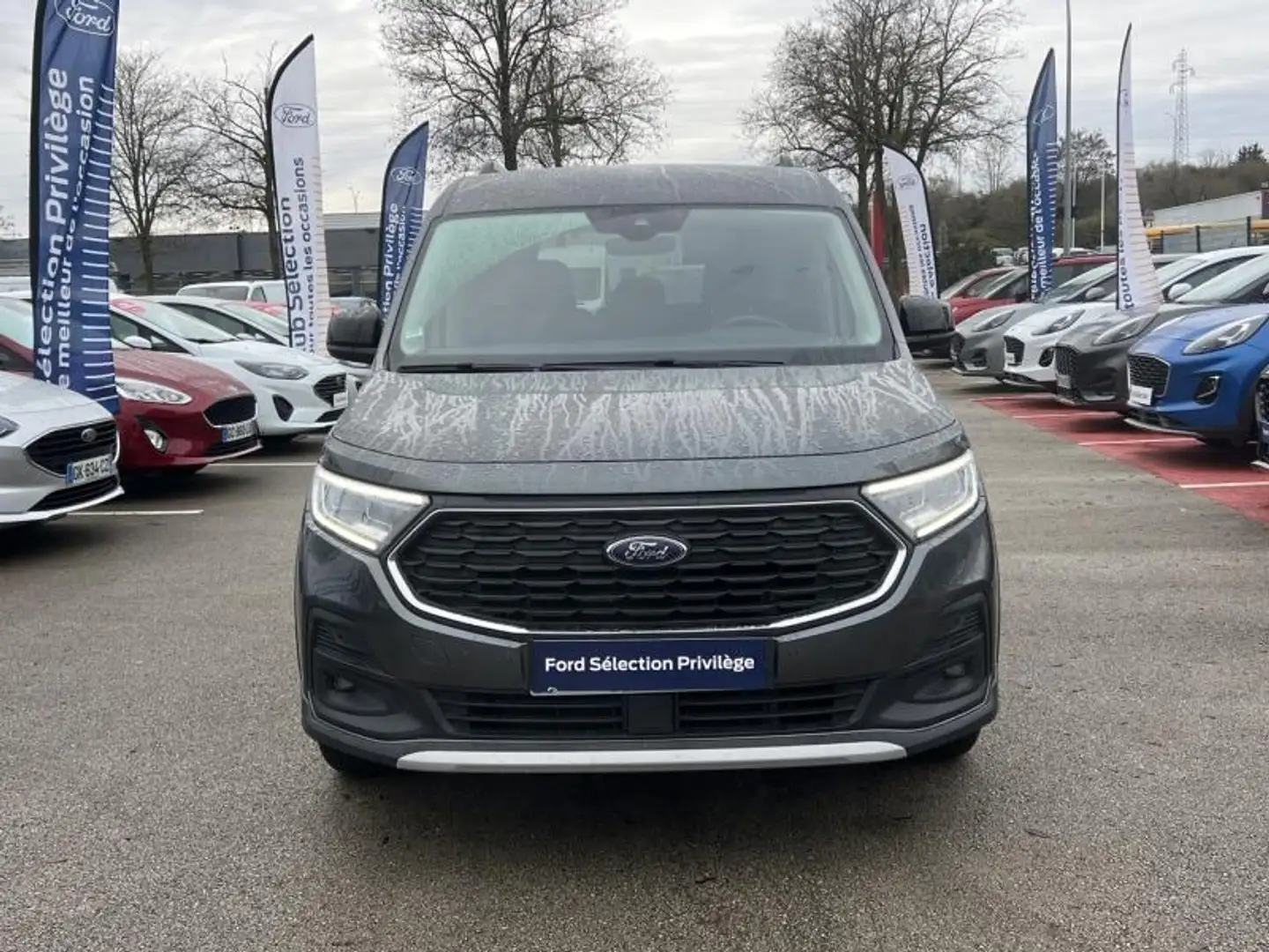 Ford Tourneo Connect 2.0 EcoBlue 122ch Active DSG7 Gris - 2