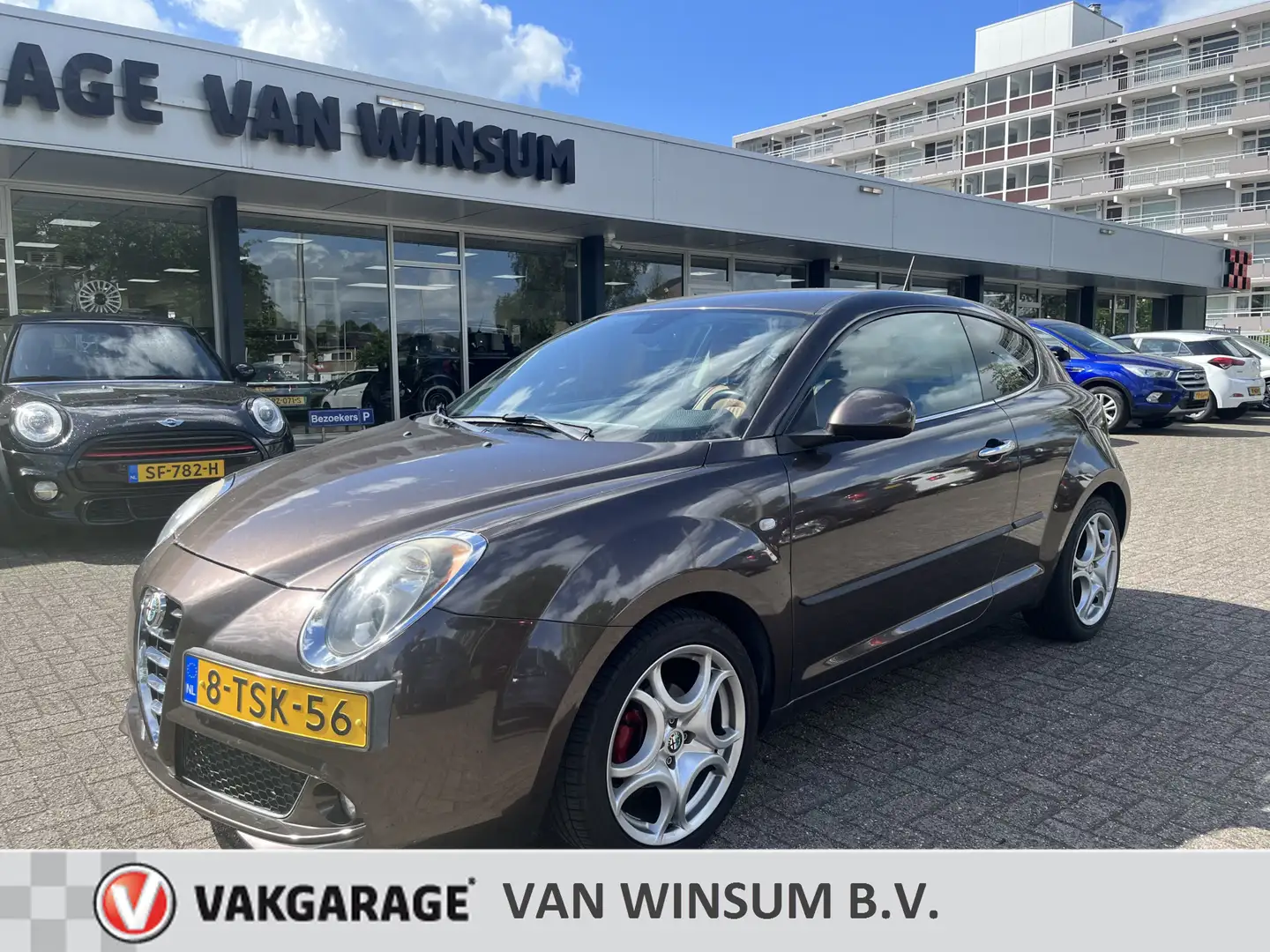 Alfa Romeo MiTo 0.9 TwinAir Distinctive Leer Navi Cruise Nap Bruin - 1