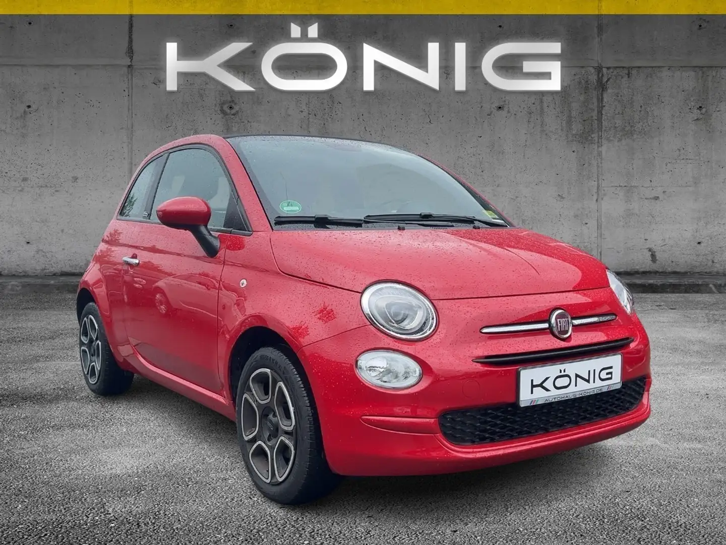 Fiat 500C Cabrio Club 1.0 Klima*Tempomat*CarPlay Rojo - 2