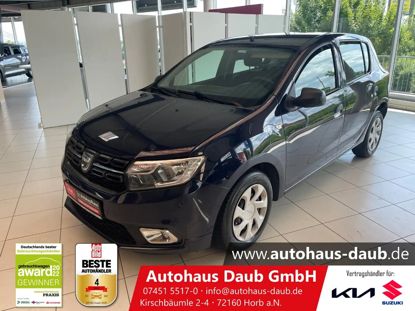 Dacia Sandero II 1.0 Essentiel+Klima+Bluetooth+Radio++ Blue - 1