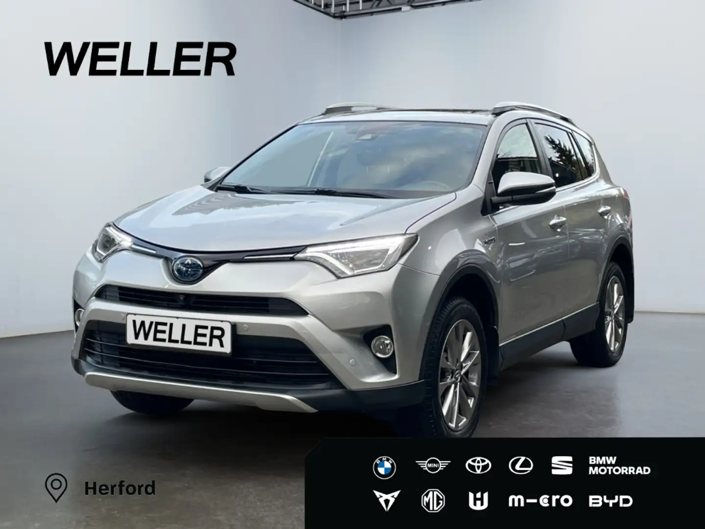 Toyota RAV 4 2.5 4x4 Hybrid Executive *AHK*GSD*Navi* Argent - 1