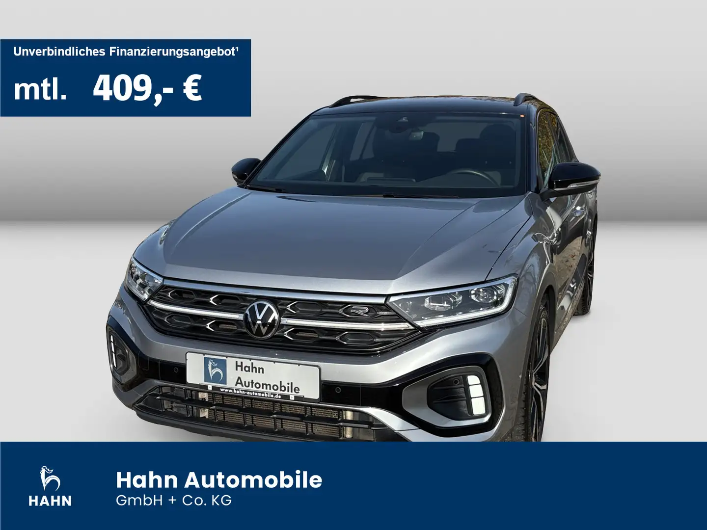 Volkswagen T-Roc 2.0TSI DSG R-Line 4M AHK CAM beats IQ.Ligh Silber - 1