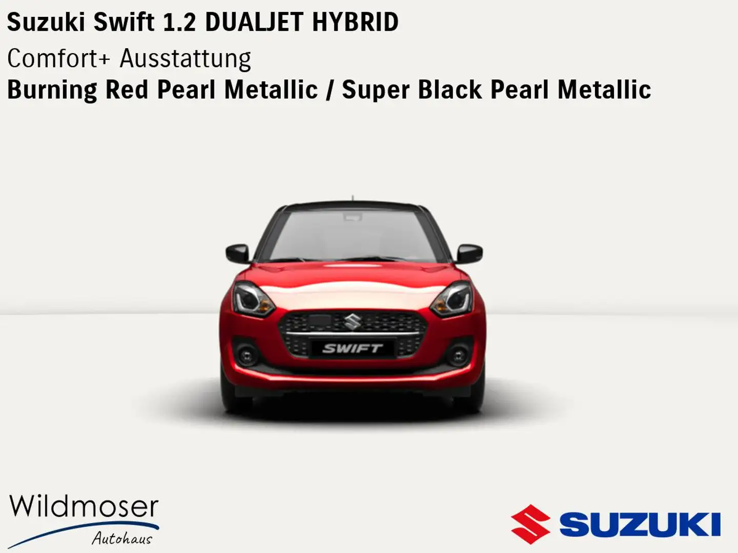 Suzuki Swift ❤️ 1.2 DUALJET HYBRID ⏱ 5 Monate Lieferzeit ✔️ Com Rot - 2