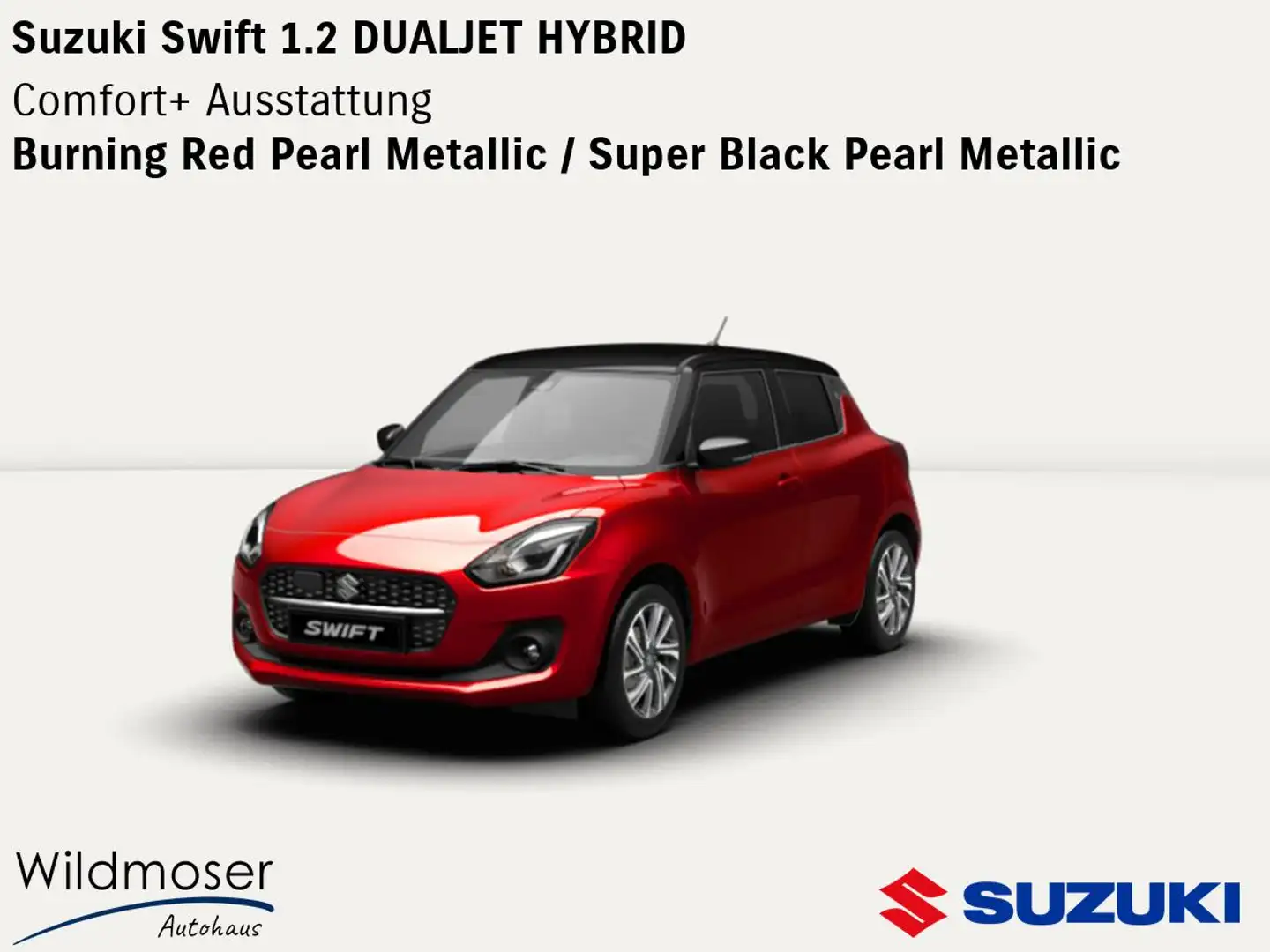 Suzuki Swift ❤️ 1.2 DUALJET HYBRID ⏱ 5 Monate Lieferzeit ✔️ Com Rot - 1