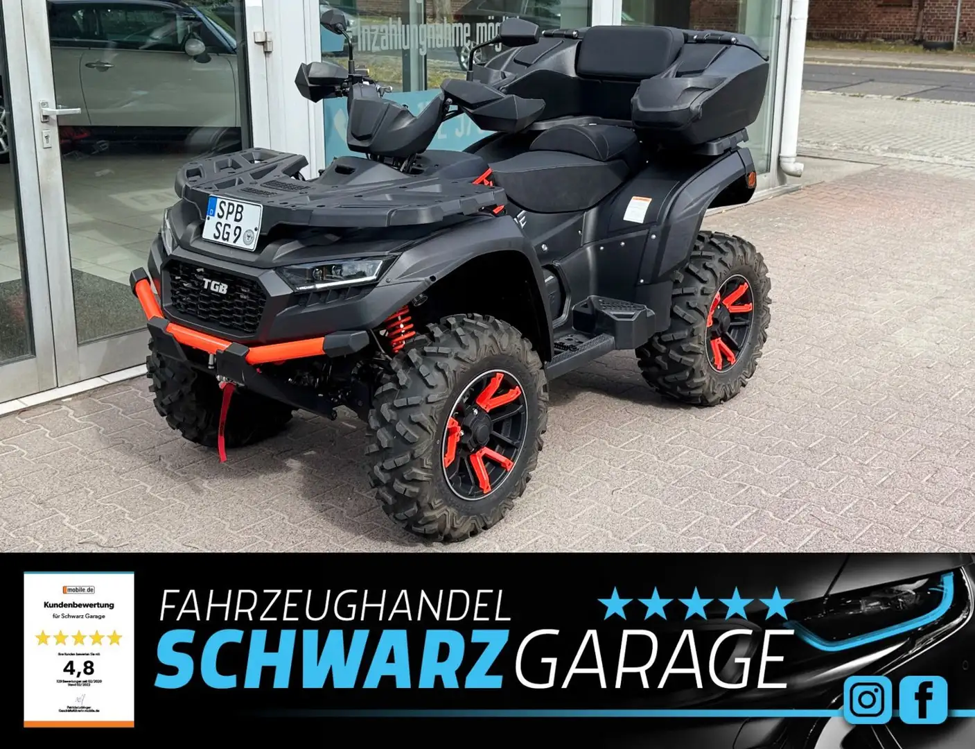 TGB Blade 1000 AHK*LED*SEILWINDE*ALU* Zwart - 1