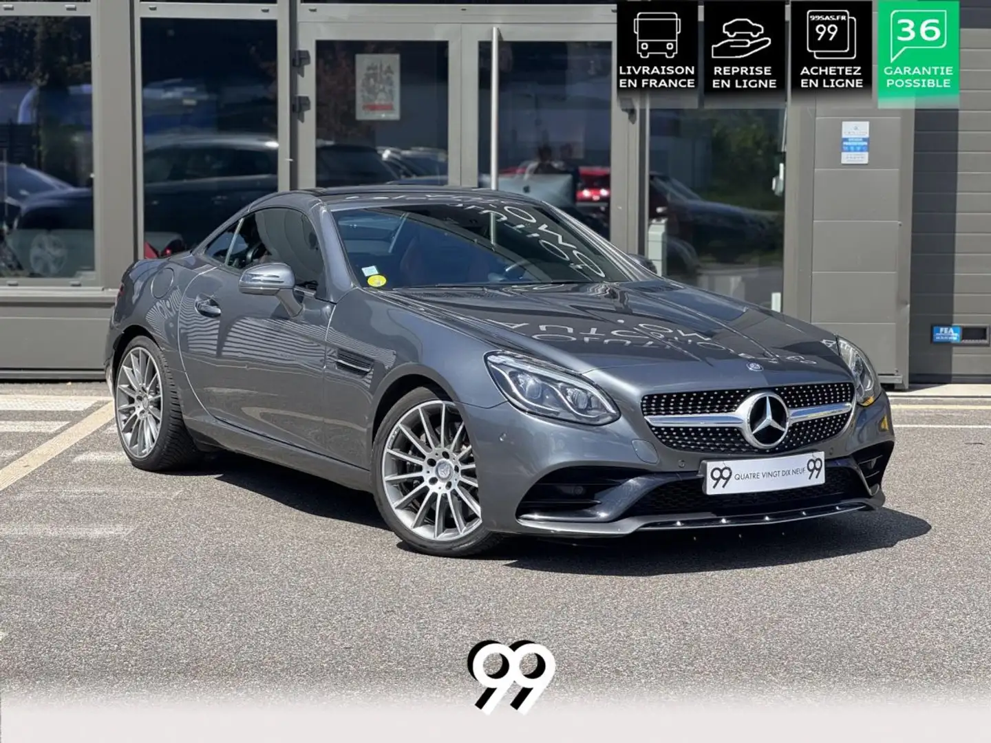 Mercedes-Benz SLK 250 CLASSE SLK 250D AMG LINE 204CV PACK SPORT KEYLESS  Gris - 2