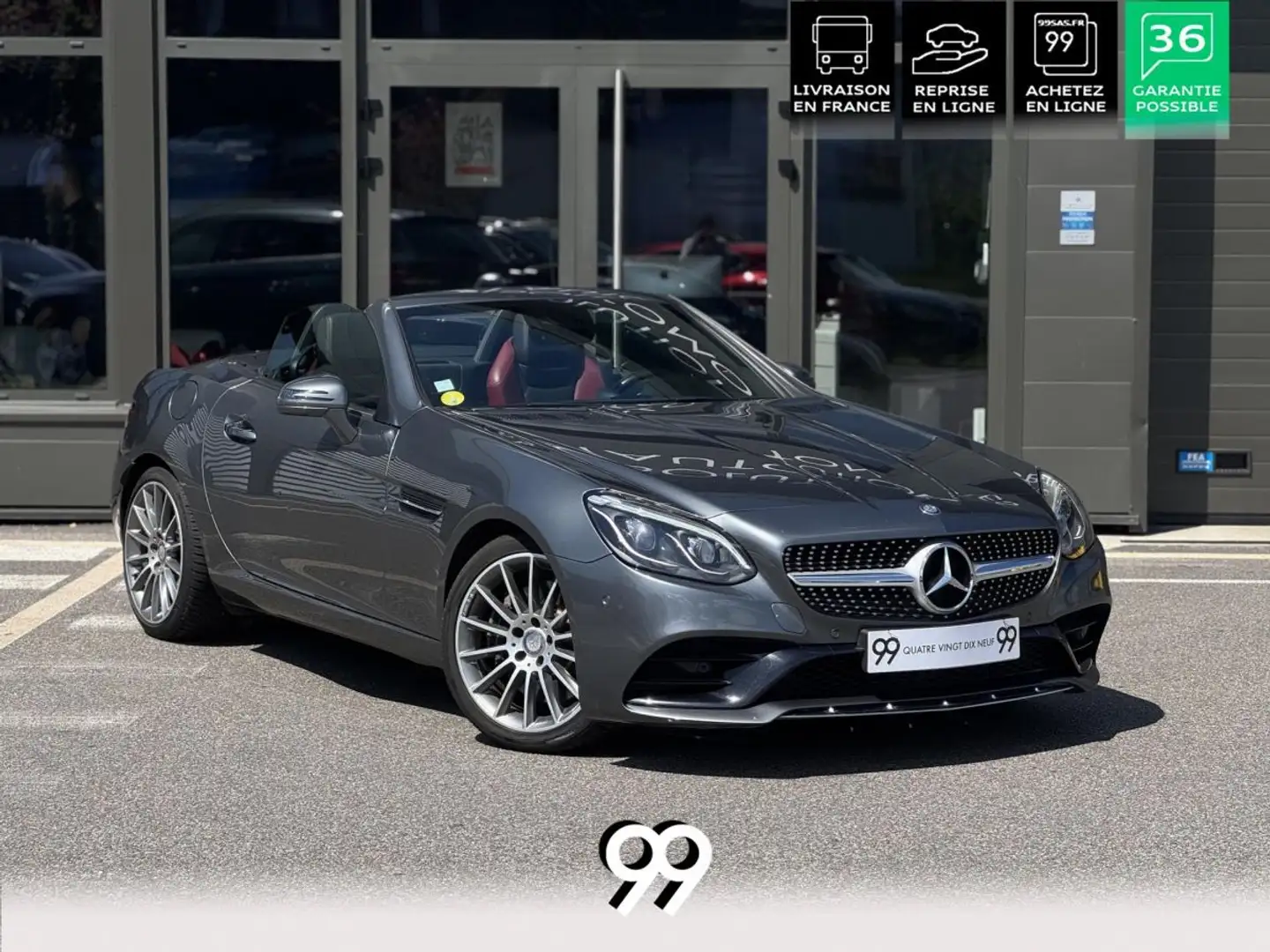 Mercedes-Benz SLK 250 CLASSE SLK 250D AMG LINE 204CV PACK SPORT KEYLESS  Gris - 1