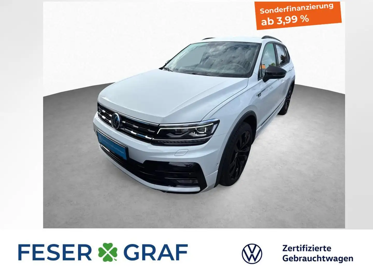 Volkswagen Tiguan Allspace 2.0 TDI R-LINE 4MOTION AHK KAMERA Weiß - 1