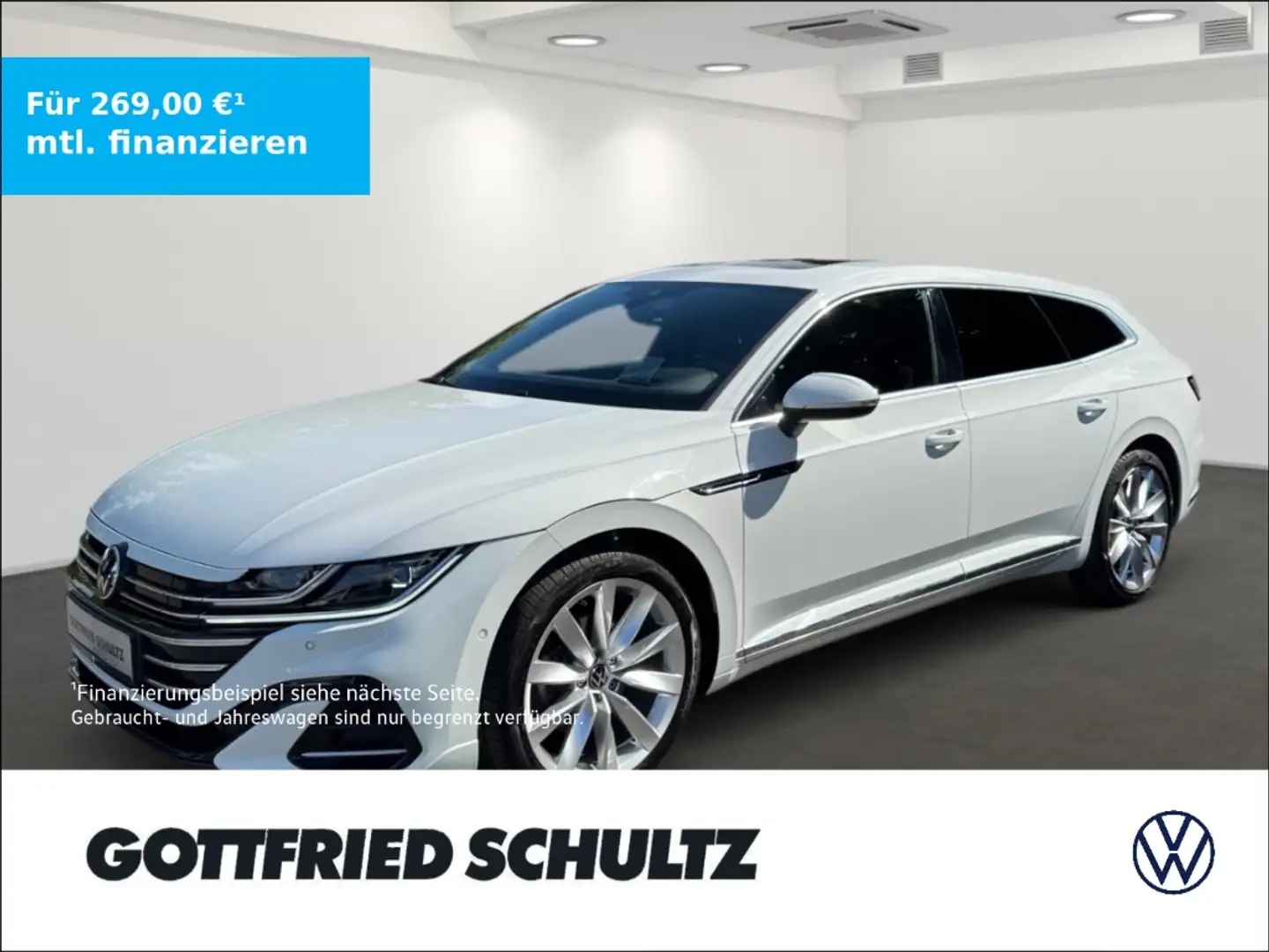 Volkswagen Arteon Shootingbrake 1.4 eHybrid R-Line DSG NAVI DCC KAM Weiß - 1