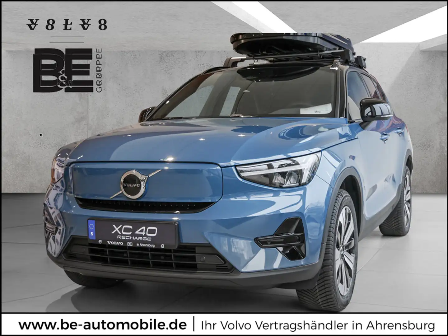 Volvo XC40 Recharge Twin Plus Pure Electric AWD ACC Google Ka Blau - 1