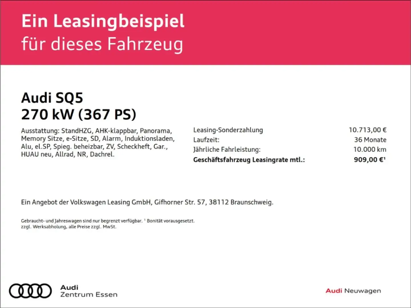 Audi SQ5 SPORTBACK TFSI EDITION ONE TECH PRO PANO AHK Gris - 2