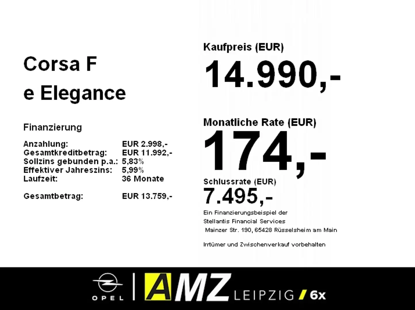 Opel Corsa F e Elegance *inkl. Batteriezertifikat* Rot - 2